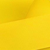 2 yards of 3" Wide Daffodil Yellow Solid Grosgrain Cheer Bow Ribbon