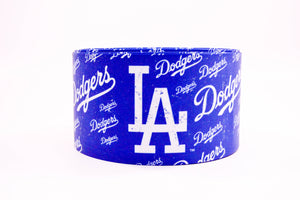 3" LA Dodgers Printed on Cheer Bow Ribbon
